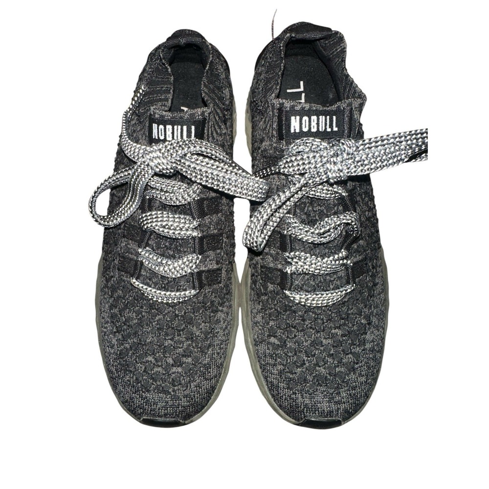 No Bull Diamond Black Ivy Knit Runners Shoes - Women's 6.5 or Men's 5 **EUC**